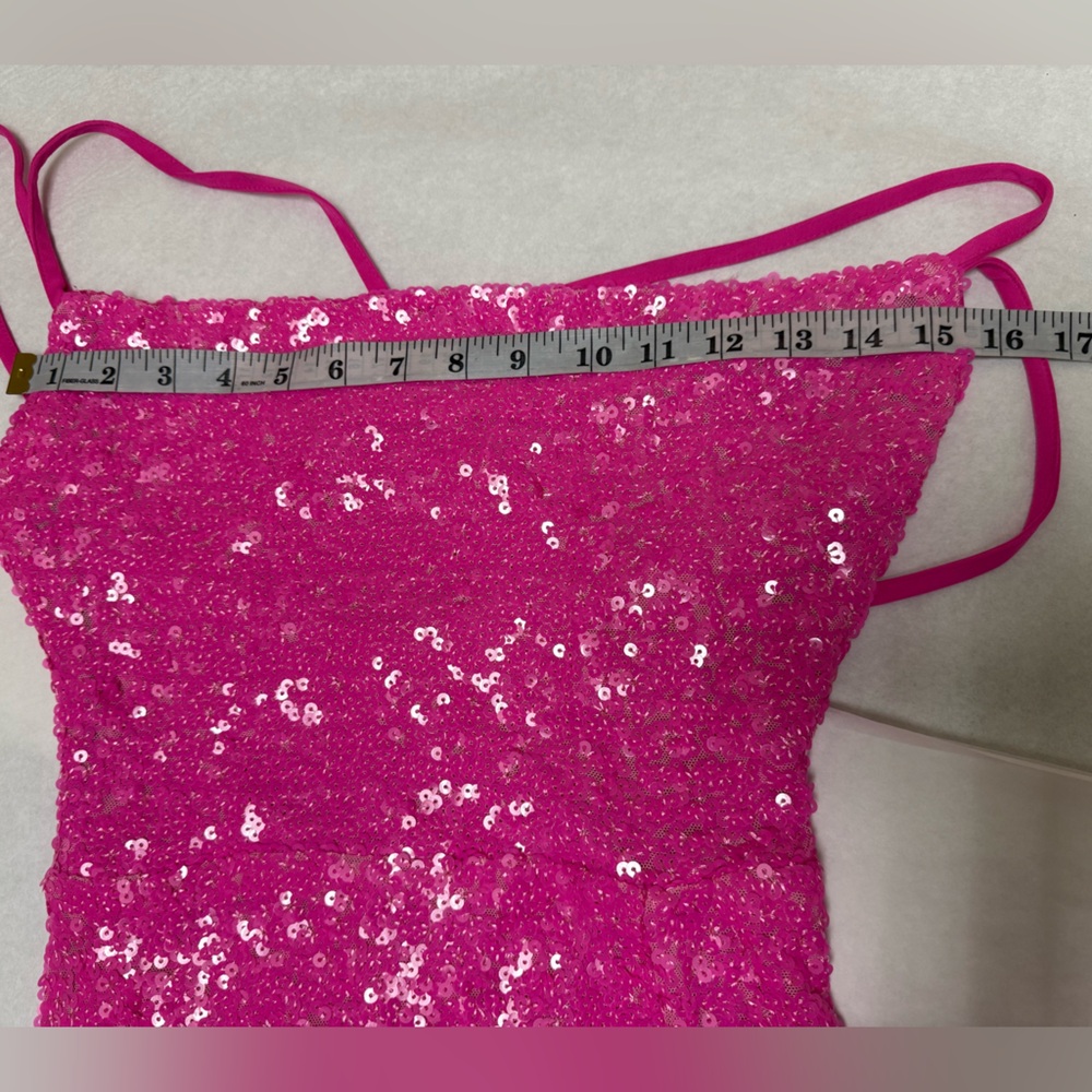 Faeriesty Spaghetti Straps Backless Split Thigh S… - image 4